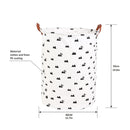 New 1PC Foldable Laundry Basket Large Capacity Laundry Hamper Dirty Clothes Storage Organizer Bucket Homehold Storage Bag