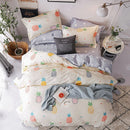 Solstice Home Textile Girl Kids Bedding Set Honey Peach Pink Duvet Cover Sheet Pillowcase Woman Adult Bed Linens King Queen Full