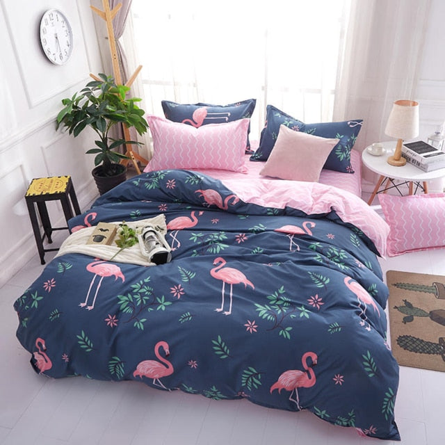 Solstice Home Textile Girl Kids Bedding Set Honey Peach Pink Duvet Cover Sheet Pillowcase Woman Adult Bed Linens King Queen Full