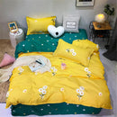 Solstice Home Textile Girl Kids Bedding Set Honey Peach Pink Duvet Cover Sheet Pillowcase Woman Adult Bed Linens King Queen Full