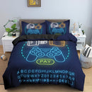 Fashion 2/3 Pcs Gamer Duvet Cover Cartoon King Queen Single Bedding Sets Kids Boys Girls Bed Set Game Quilt Comforter Covers
