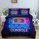 Fashion 2/3 Pcs Gamer Duvet Cover Cartoon King Queen Single Bedding Sets Kids Boys Girls Bed Set Game Quilt Comforter Covers