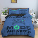 Duvet Cover Set Boys Kids Game Bedding 2/3 Pcs Bed Set Gamepad Pattern Quilt Cover Comforter Cover Gamer Bedding Set