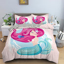 Dancing Girl Duvet Cover Ballet Girls Bedding Set Bed Linen Home Textile Bedclothes Soft Bed Set Queen/King Size for Kids