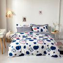 3D Home Textile Fashion Bedding Sets Girl Adult Teen Linens Red Heart Fashion Duvet Cover Pillowcase Flat Bed Sheet Queen