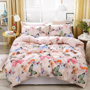 3D Home Textile Fashion Bedding Sets Girl Adult Teen Linens Red Heart Fashion Duvet Cover Pillowcase Flat Bed Sheet Queen