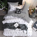 3D Home Textile Fashion Bedding Sets Girl Adult Teen Linens Red Heart Fashion Duvet Cover Pillowcase Flat Bed Sheet Queen