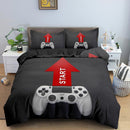 Game Handle Bedding Set Luxury Duvet Cover With Pillowcase Quilt Cover Queen King Bed Linens Cartoons Kids Boys Bed Cover Set