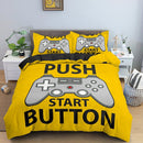 Game Handle Bedding Set Luxury Duvet Cover With Pillowcase Quilt Cover Queen King Bed Linens Cartoons Kids Boys Bed Cover Set