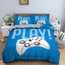 2/3 Pcs Gamer Duvet Cover Set Game Bedding Set Kids Boys Bed Set Game Quilt Cover Comforter Cover Gamer Bedding Set