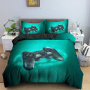 2/3 Pcs Gamer Duvet Cover Set Game Bedding Set Kids Boys Bed Set Game Quilt Cover Comforter Cover Gamer Bedding Set