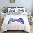 Kids Gamer Duvet Cover Set With Pillowcases Gamepad Boys Girls Bed Set Game Quilt Cover Comforter Cover Children Bedding Set