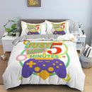Kids Gamer Duvet Cover Set With Pillowcases Gamepad Boys Girls Bed Set Game Quilt Cover Comforter Cover Children Bedding Set